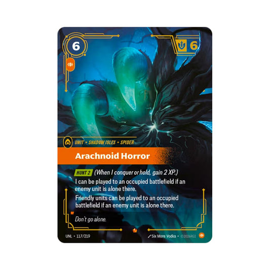 Arachnoid Horror (UNL - 117) - Cards Beyond
