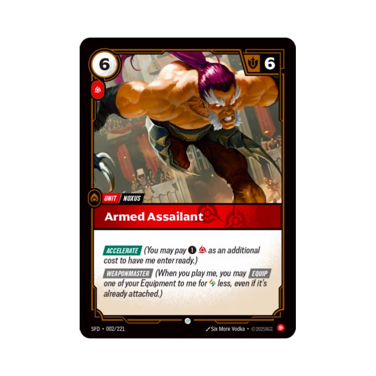 Armed Assailant (SFD - 002) - Cards Beyond