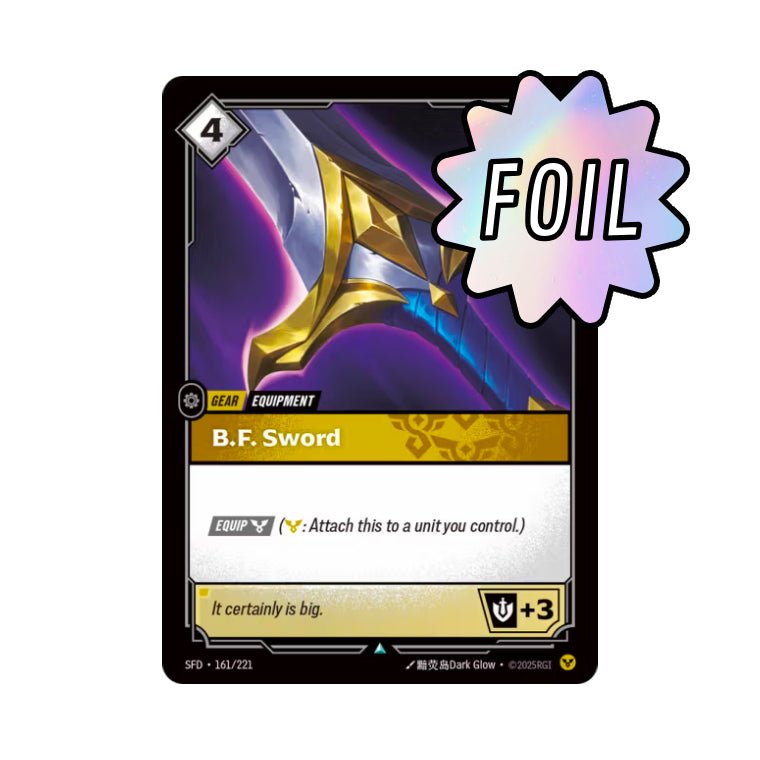 B.F. Sword (SFD - 161) - Cards Beyond