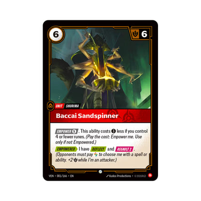 Baccai Sandspinner (VEN-001)