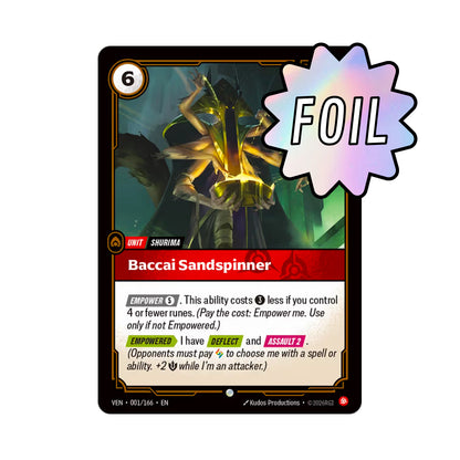 Baccai Sandspinner (VEN-001)