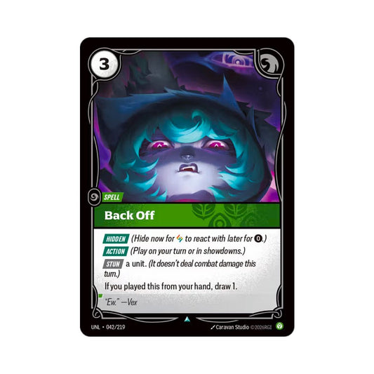 Back Off (UNL - 042) - Cards Beyond