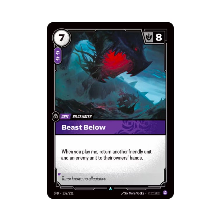Beast Below (SFD - 132) - Cards Beyond