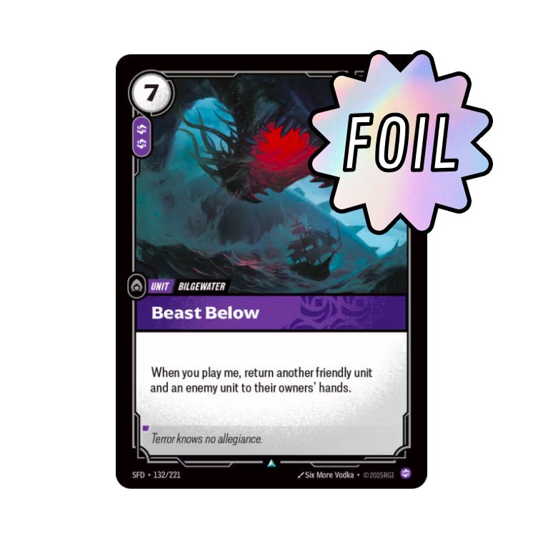 Beast Below (SFD - 132) - Cards Beyond