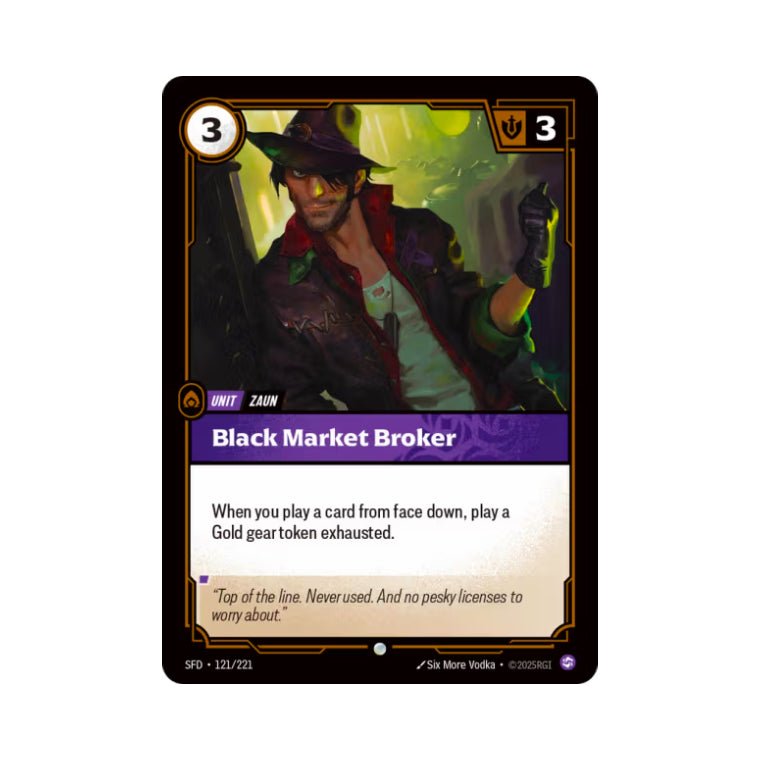 Black Market Broker (SFD - 121) - Cards Beyond