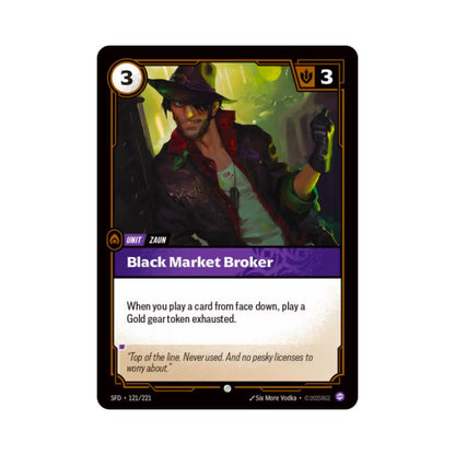 Black Market Broker (SFD - 121) - Cards Beyond