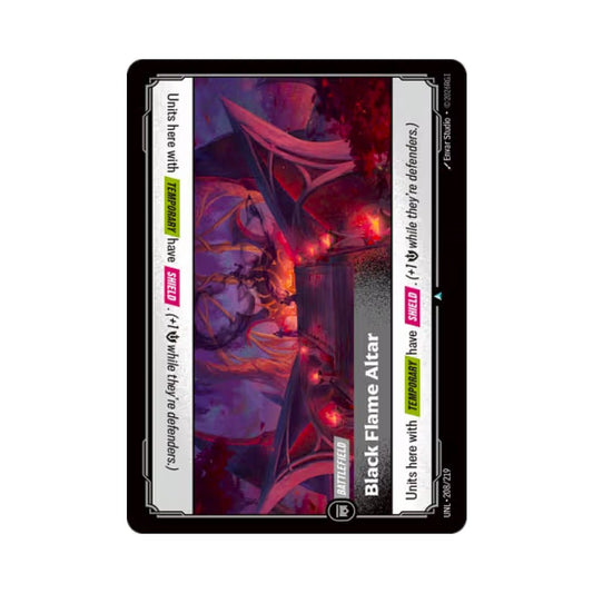 Black Flame Altar (UNL - 208) - Cards Beyond
