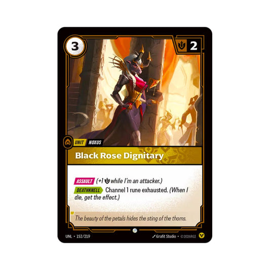 Black Rose Dignitary (UNL - 152) - Cards Beyond
