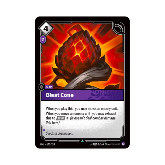 Blast Cone (UNL - 133) - Cards Beyond