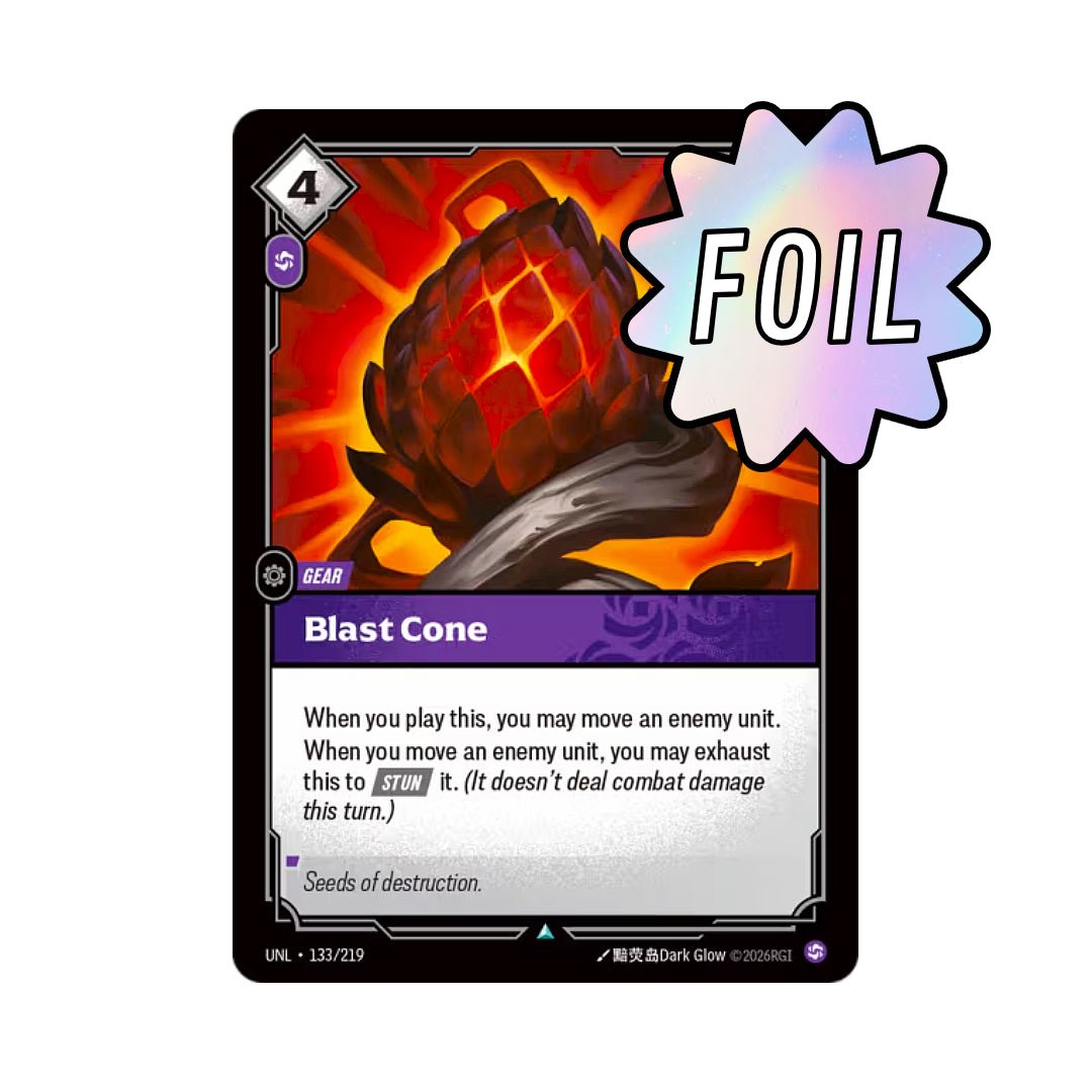 Blast Cone (UNL - 133) - Cards Beyond