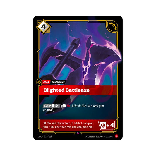 Blighted Battleaxe (UNL - 019) - Cards Beyond