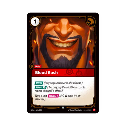 Blood Rush (SFD - 003) - Cards Beyond