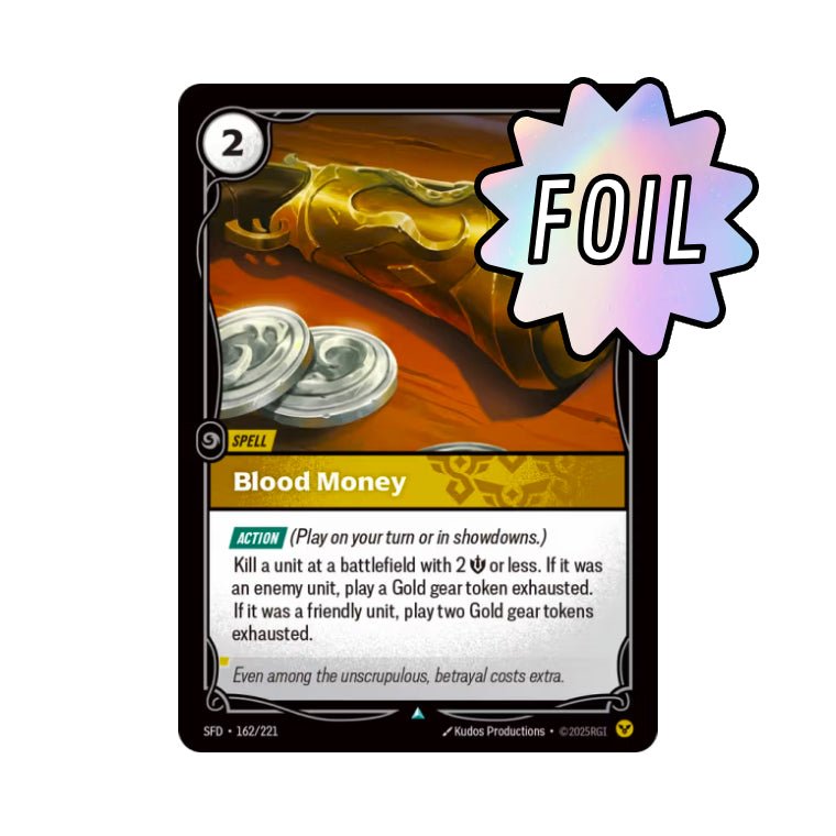 Blood Money (SFD - 162) - Cards Beyond