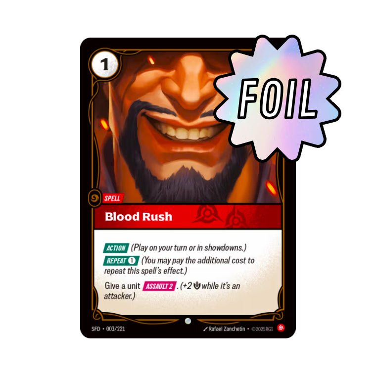 Blood Rush (SFD - 003) - Cards Beyond