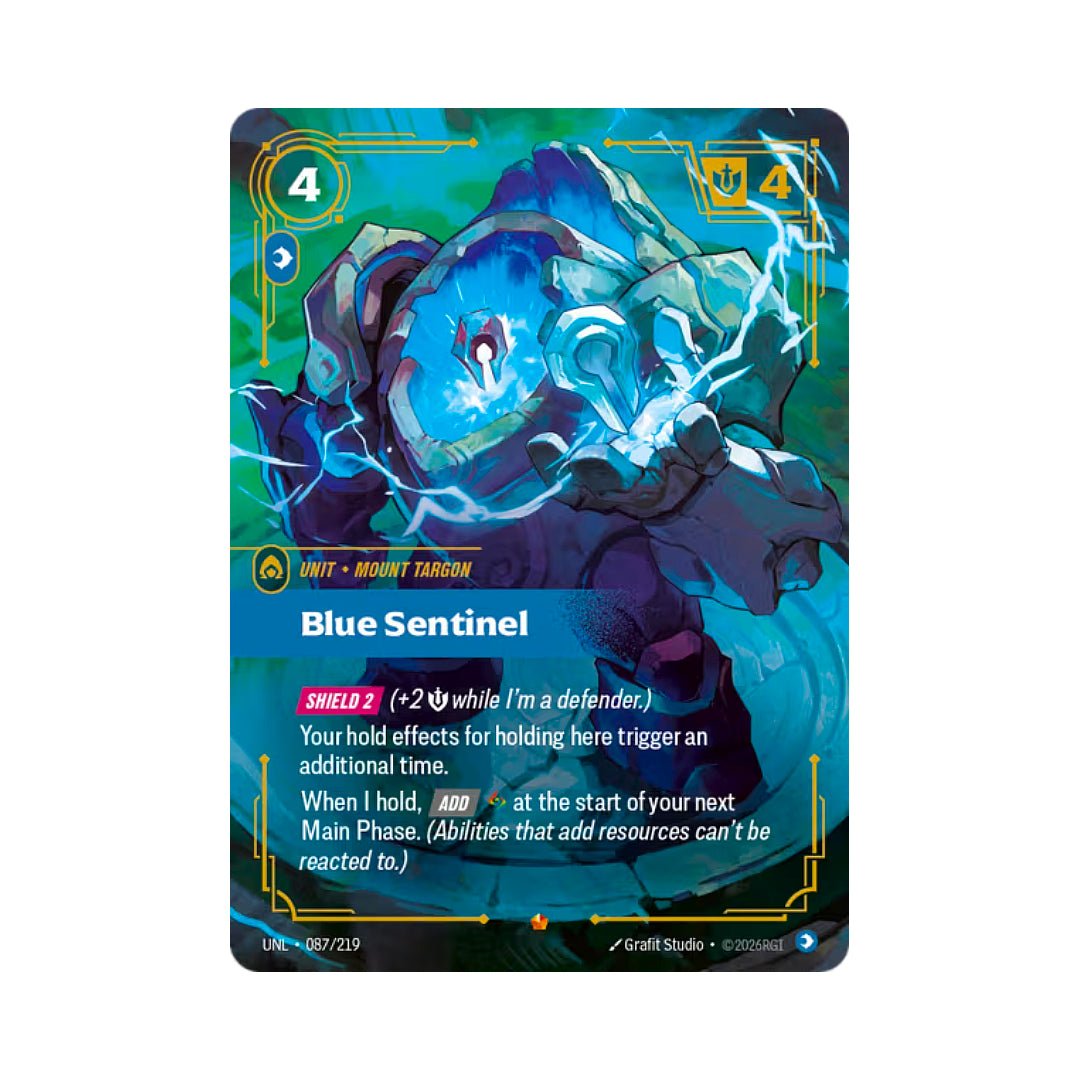 Blue Sentinel (UNL - 087) - Cards Beyond