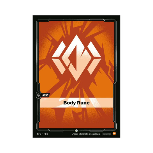 Body Rune (SFD - R04) - Cards Beyond