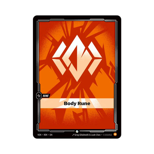 Body Rune (VEN-R04) - Cards Beyond