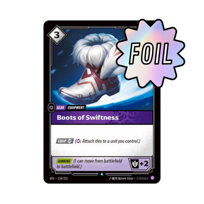 Boots of Swiftness (SFD - 133) - Cards Beyond