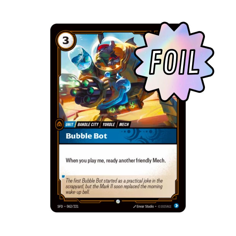 Bubble Bot (SFD - 062) - Cards Beyond