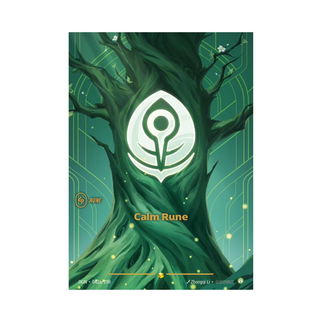 Riftbound | Calm Rune (OGN-042a) – Cards Beyond