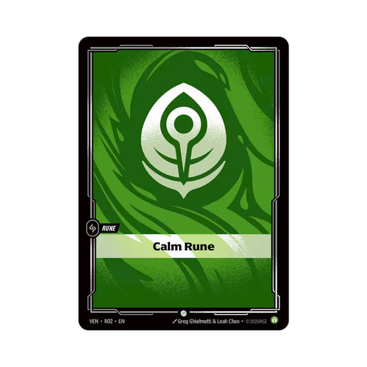 Calm Rune (VEN-R02) - Cards Beyond