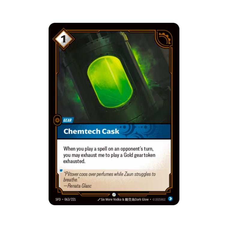 Chemtech Cask (SFD - 063) - Cards Beyond
