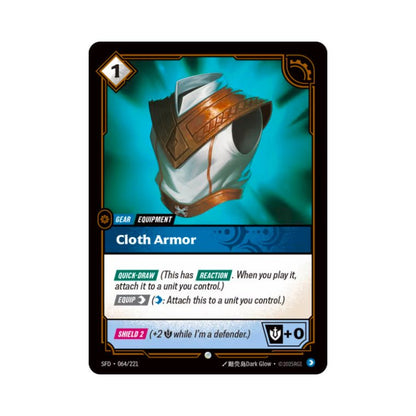 Cloth Armor (SFD - 064) - Cards Beyond