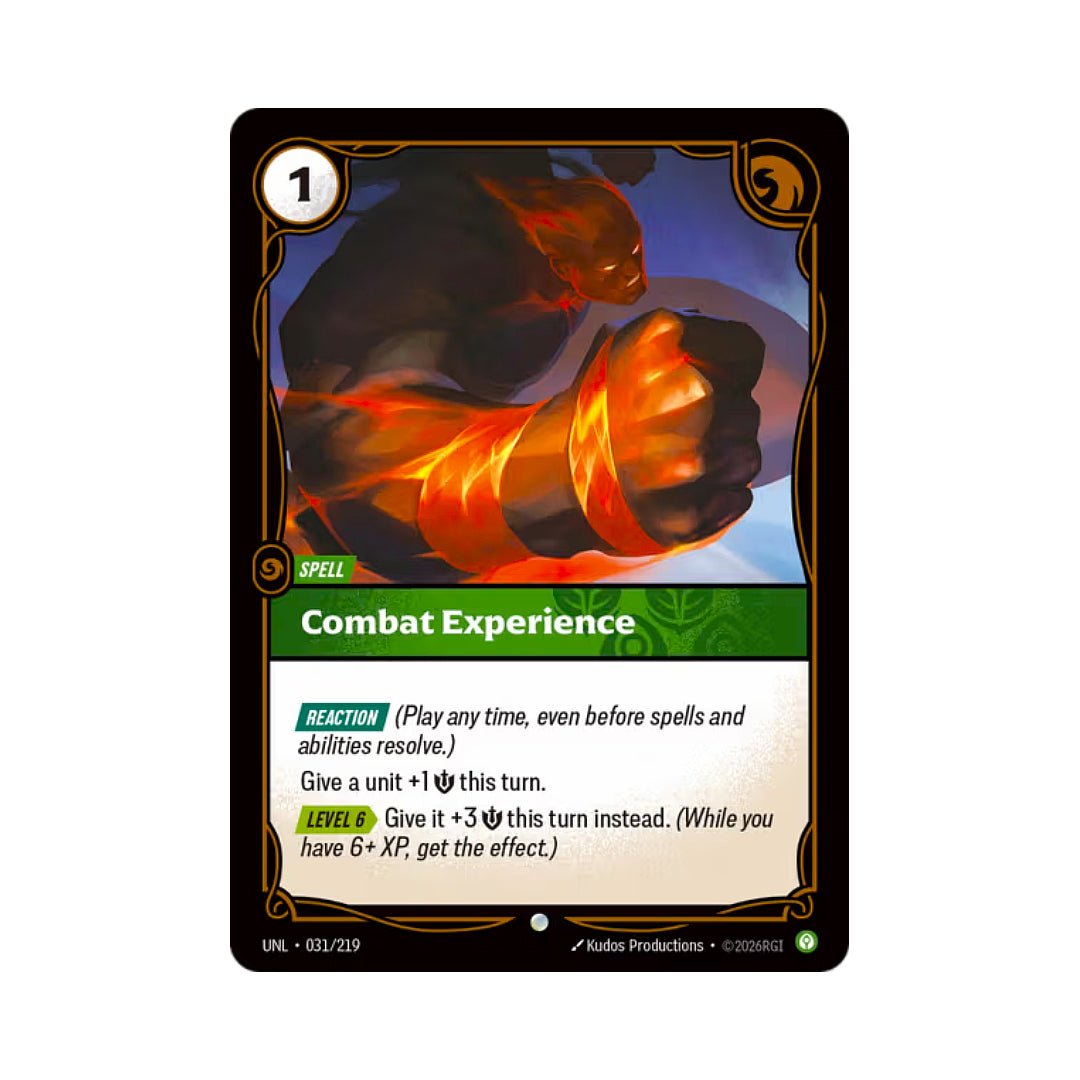 Combat Experience (UNL - 031) - Cards Beyond