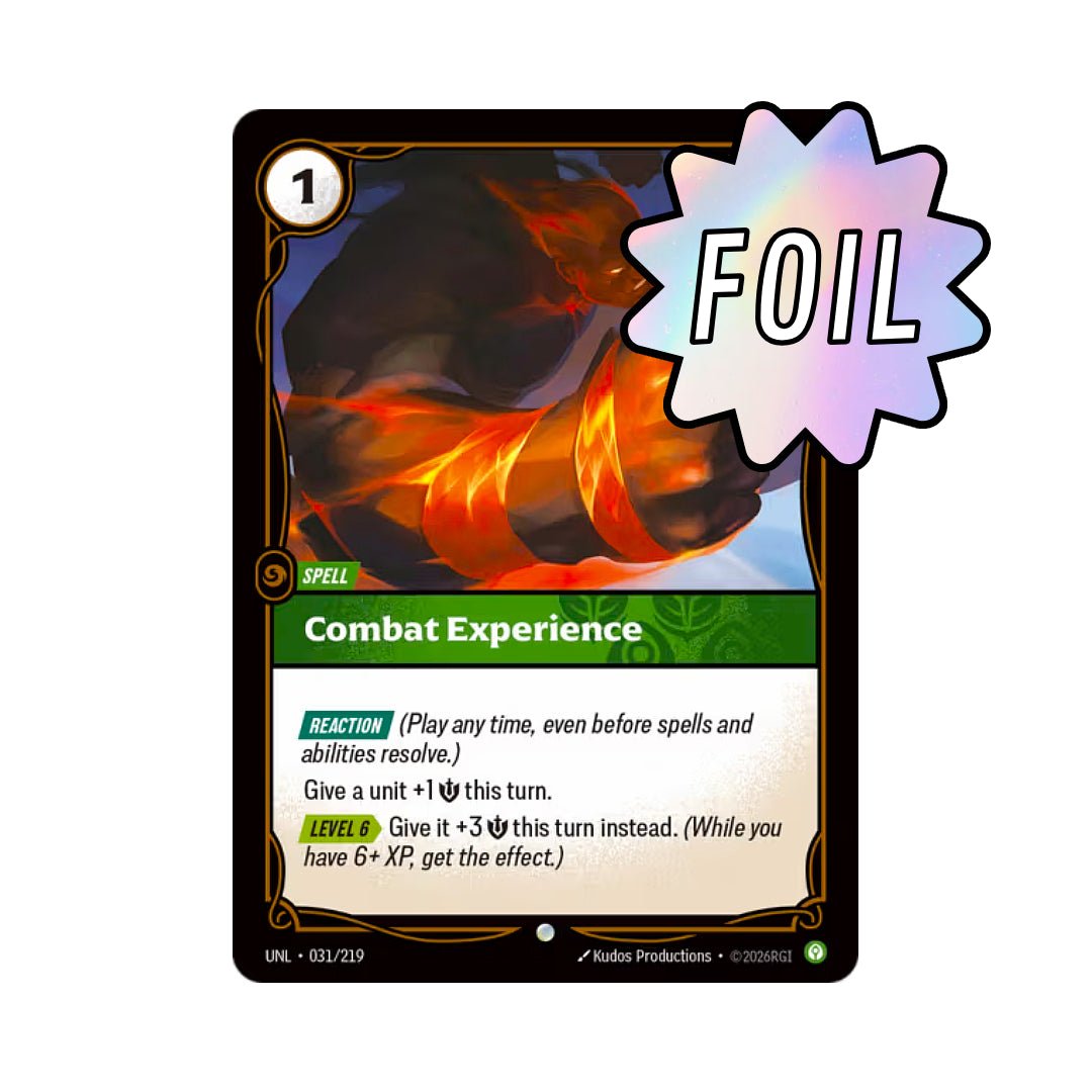 Combat Experience (UNL - 031) - Cards Beyond