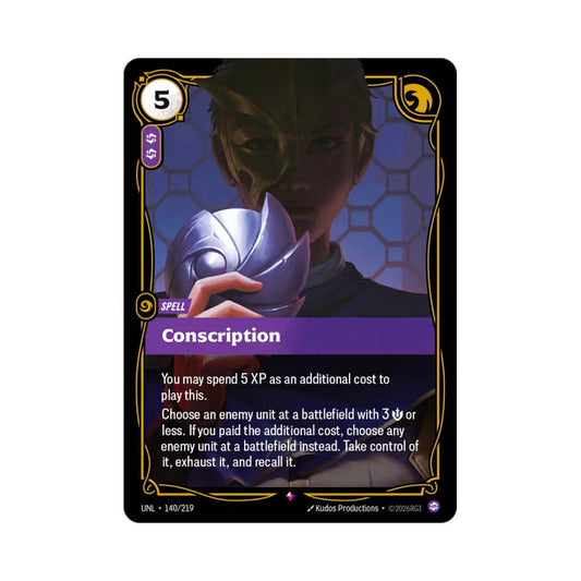 Conscription (UNL - 140) - Cards Beyond