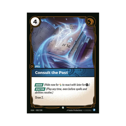 Consult the Past (OGN-083)
