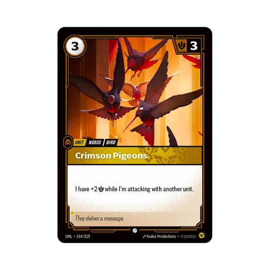 Crimson Pigeons (UNL - 154) - Cards Beyond
