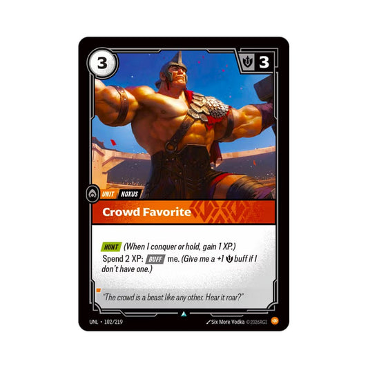 Crowd Favorite (UNL - 102) - Cards Beyond