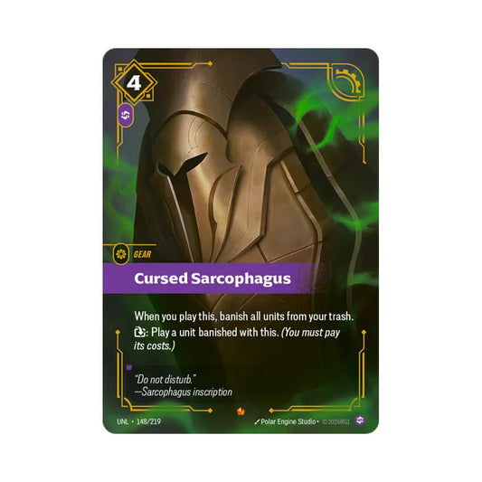 Cursed Sarcophagus (UNL - 148) - Cards Beyond