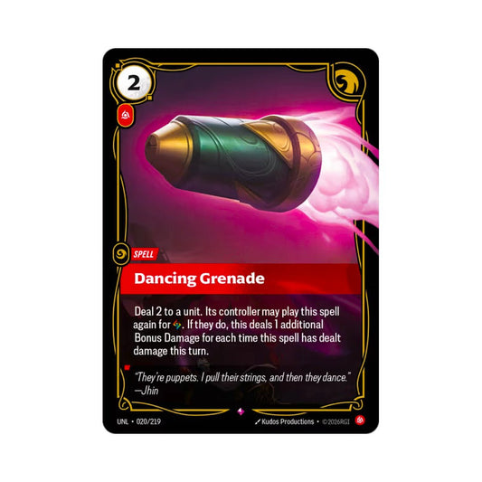Dancing Grenade (UNL - 020) - Cards Beyond