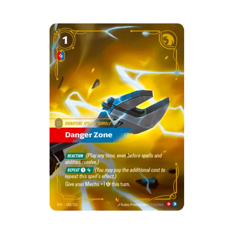 Danger Zone (SFD - 182) - Cards Beyond