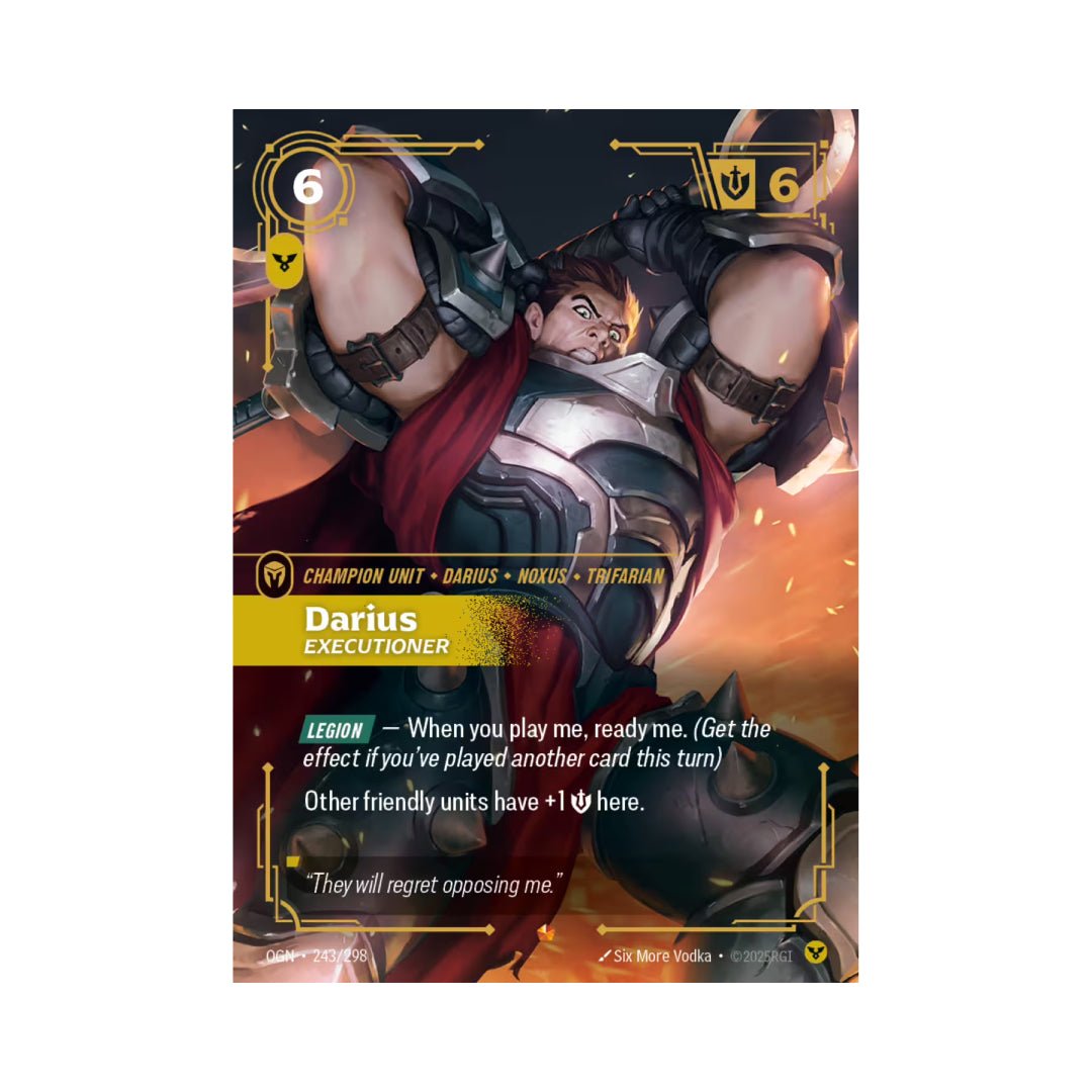 Riftbound | Darius - Executioner (OGN-243) – Cards Beyond