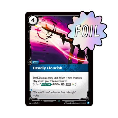 Deadly Flourish (UNL - 073) - Cards Beyond