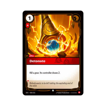 Detonate (SFD - 005) - Cards Beyond