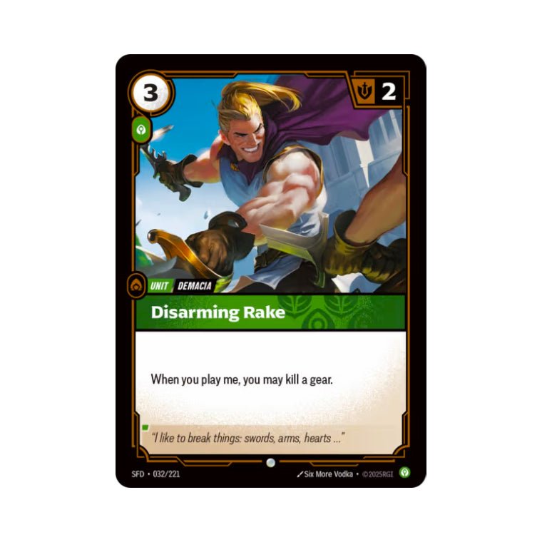 Disarming Rake (SFD - 032) - Cards Beyond