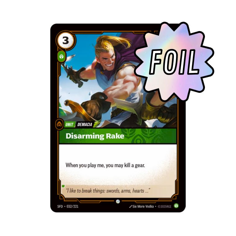 Disarming Rake (SFD - 032) - Cards Beyond
