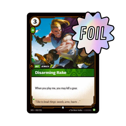 Disarming Rake (SFD - 032) - Cards Beyond