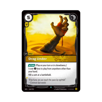 Drag Under (SFD - 164) - Cards Beyond