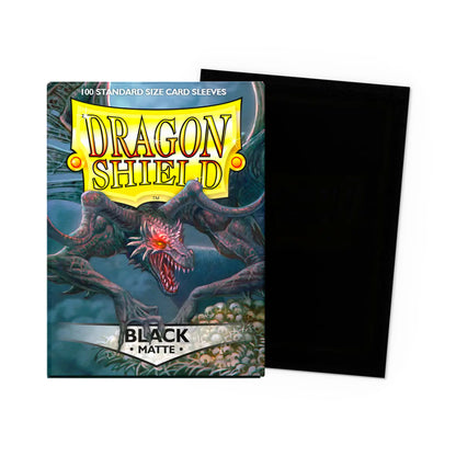 Dragon Shield Standard Sleeves - Matte Black