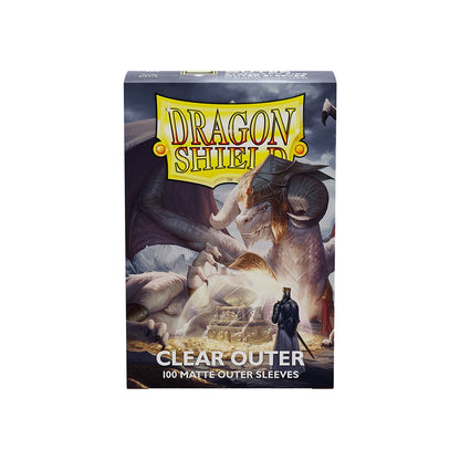 Dragon Shield Standard Outer Sleeves - Matte Clear - Cards Beyond