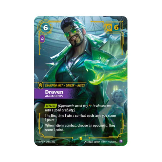 Draven - Audacious (SFD - 148a) - Cards Beyond