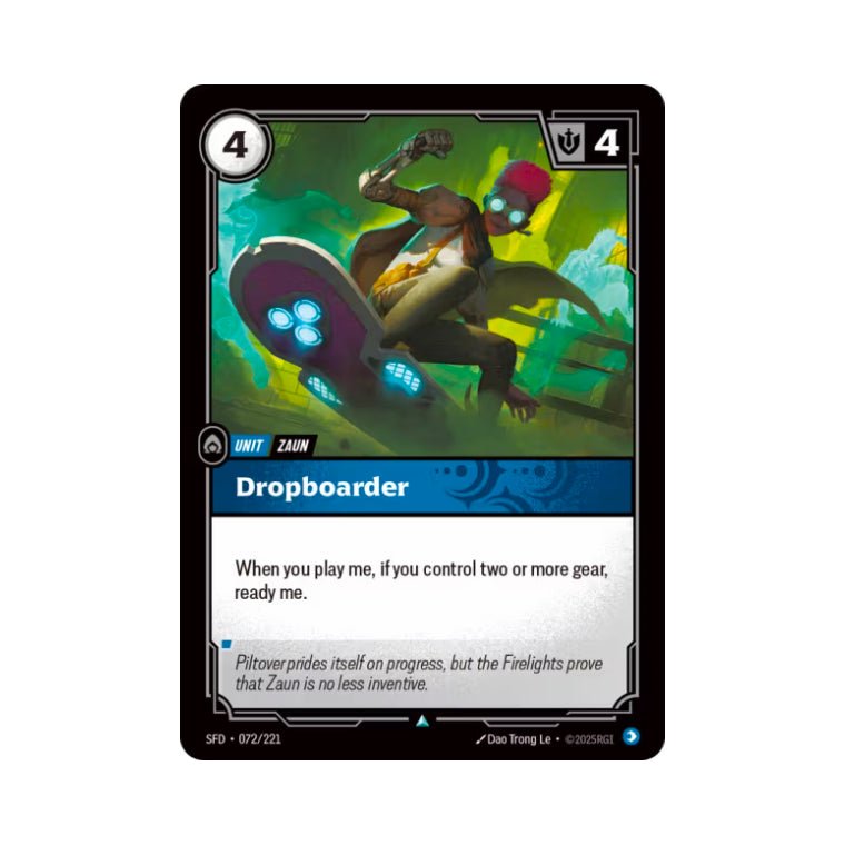 Dropboarder (SFD - 072) - Cards Beyond