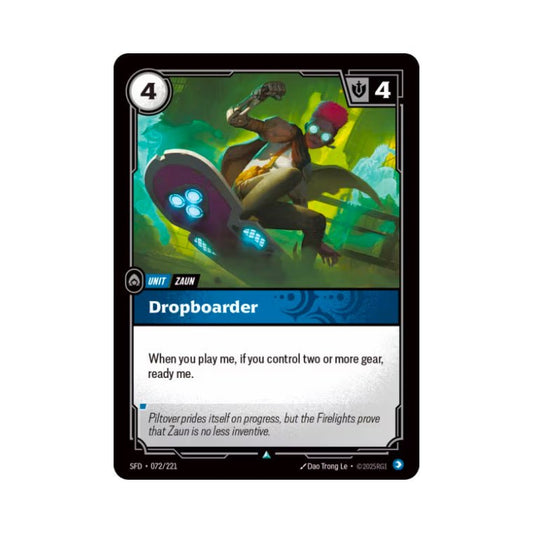 Dropboarder (SFD - 072) - Cards Beyond