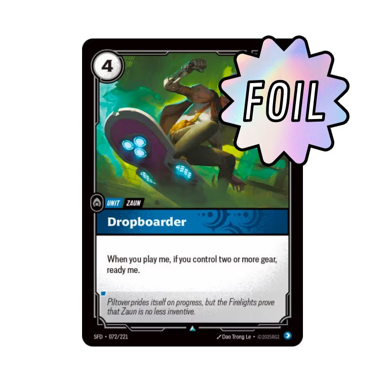 Dropboarder (SFD - 072) - Cards Beyond