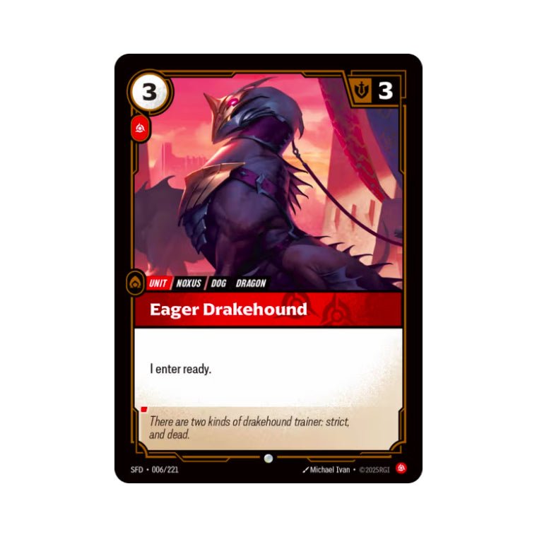 Eager Drakehound (SFD - 006) - Cards Beyond